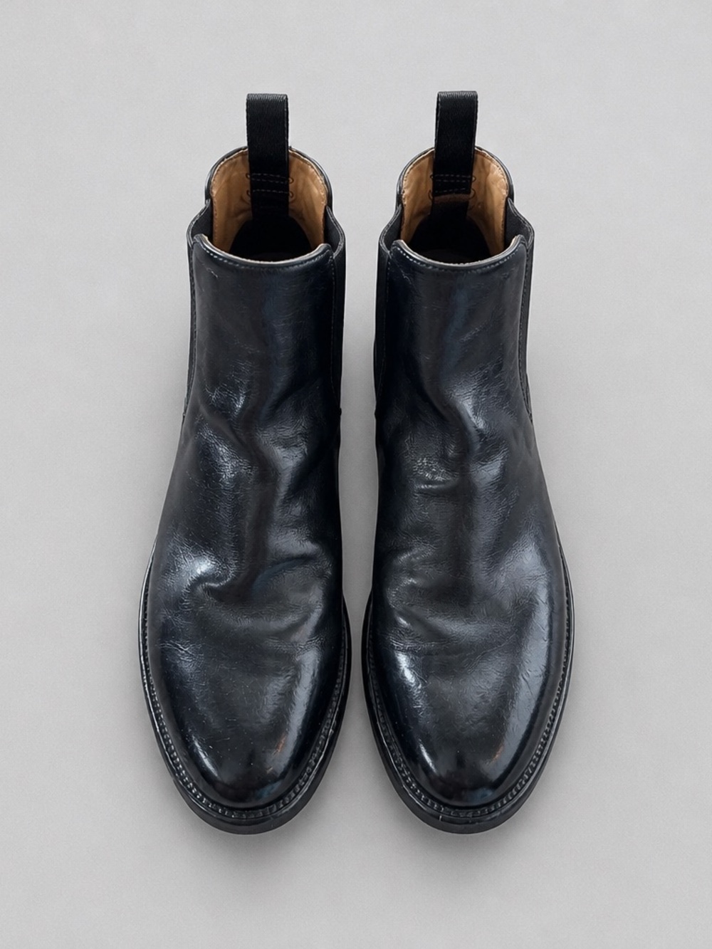 Officine Creative Black Leather Chelsea Ankle Boots EU 37 Made in Italy